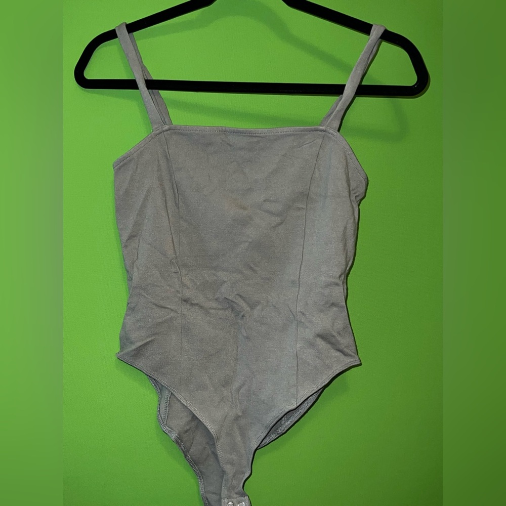 olive green bodysuit